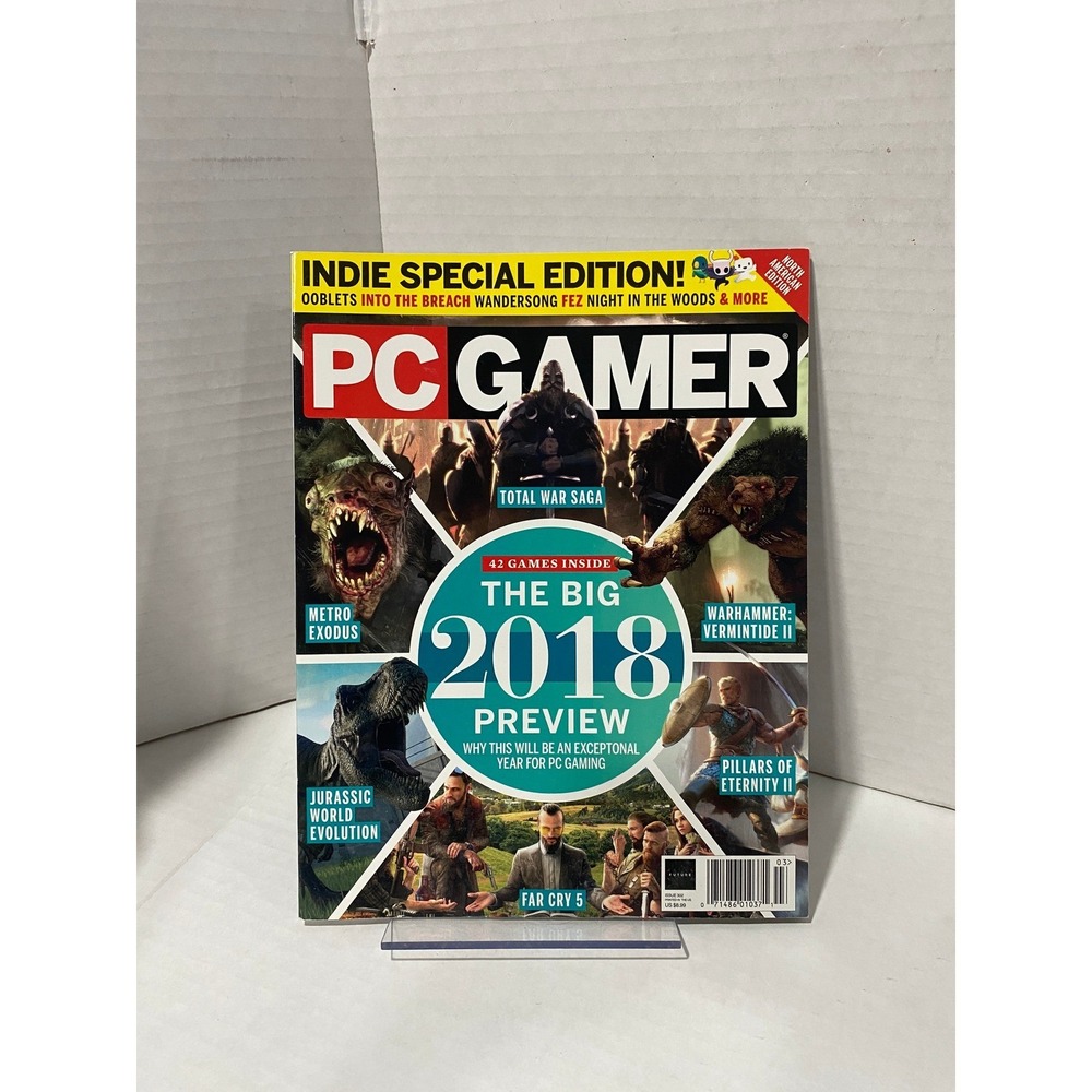 PC Gamer Magazine Indie Special Edition The Big 2018 Preview Far Cry 5 Metro